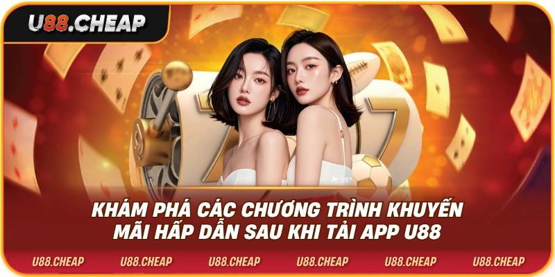 Khám phá các chương trình khuyến mãi hấp dẫn sau khi tải app u88